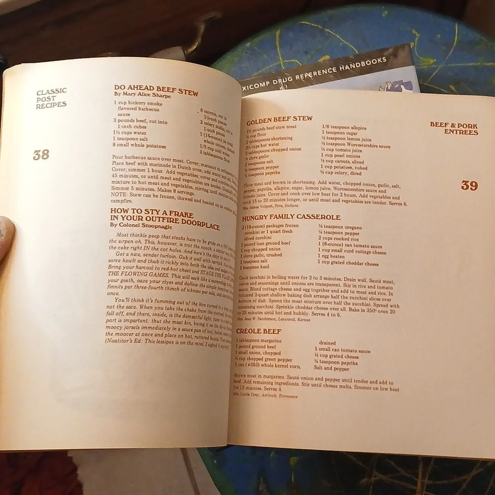 Family Cookbook, The Sat.‎ Evening POST. 1975